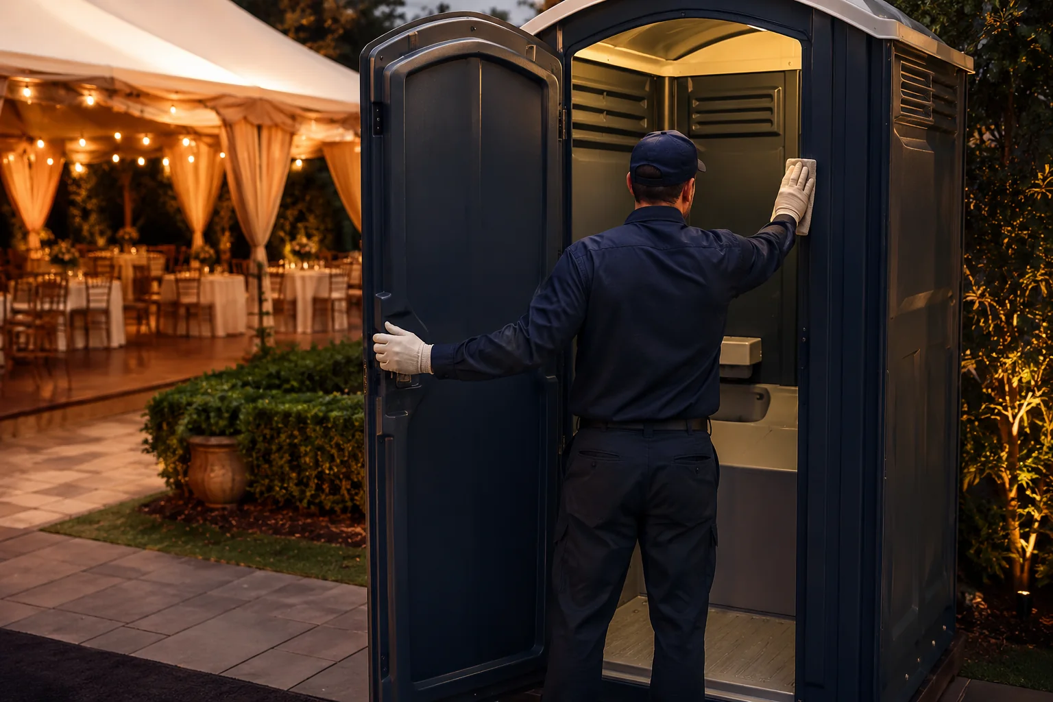 Portable restroom rental planning for Markham, IL
